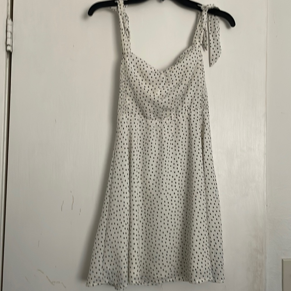 White off the shoulder dress